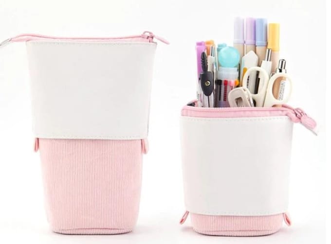 Pop-Up Etui - uitschuifbare etui - Roze