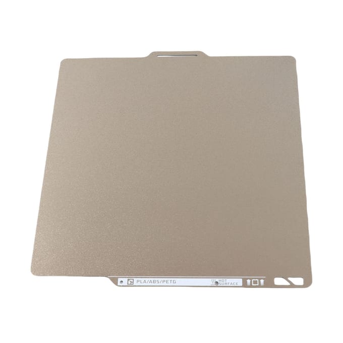257 X 257mm 3D Printer PEI Bouwplaat Sterke Hechting Dubbelzijdig Printbed voor X1 P1P P1S A1 beige