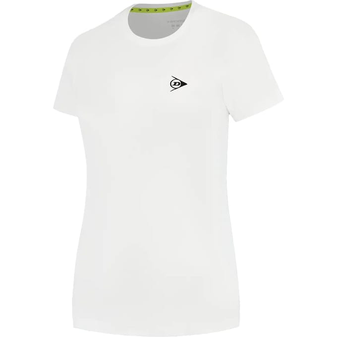 Dunlop Club Crew T-shirt Dames-Wit