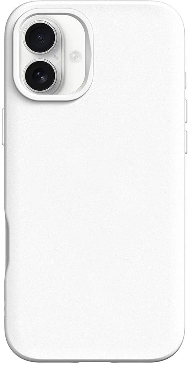 Rhinoshield, Hoesje Geschikt voor Apple iPhone 16 Plus Model SolidX compatibel met Draadloos Opladen, Wit