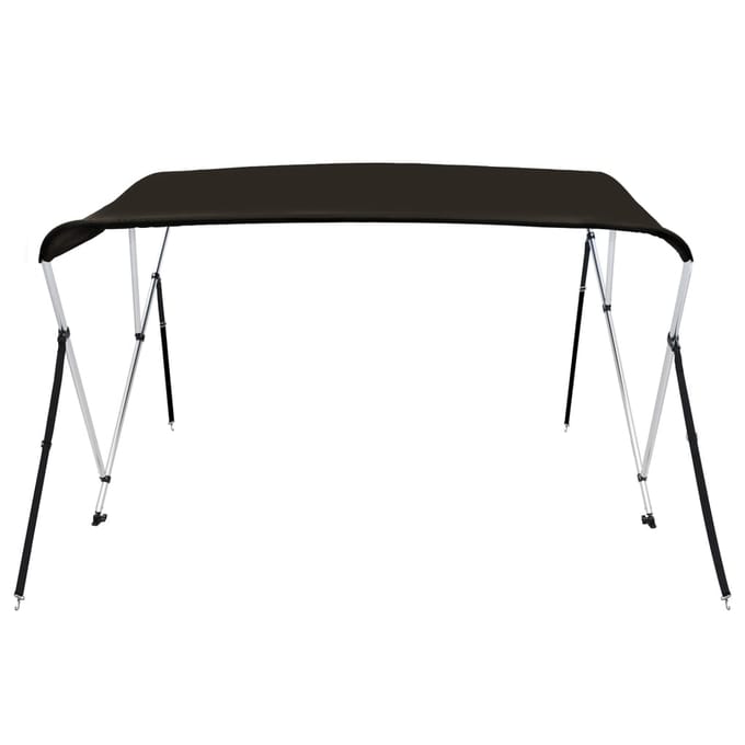 vidaXL - Biminitop - 3 - bogen - 183x160x137 - cm - zwart