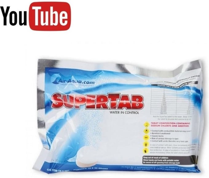 SuperTab 1000 tabs 1 gram Chloordioxide - 1000 gram - 10%