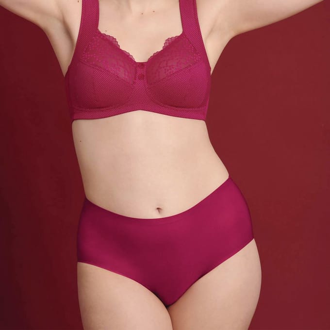 Anita - Essential High Waist+ - Cherry Red