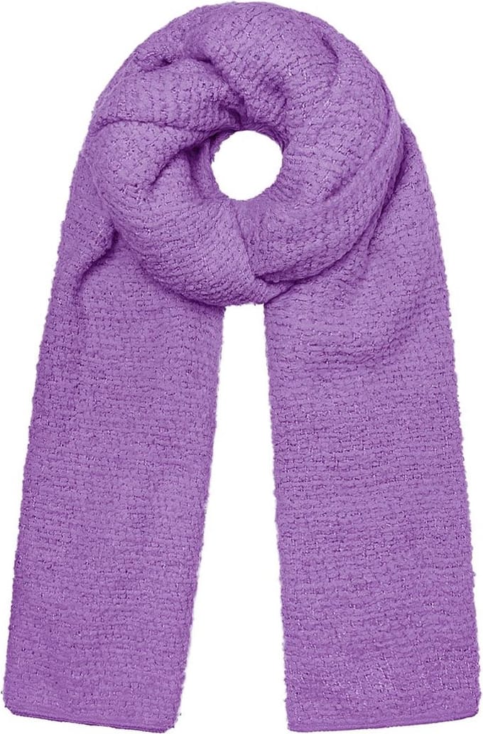 Yehwang Sweet Teddy - Sjaal - Relief - 100% Polyester - 180 x 50 cm - Lila