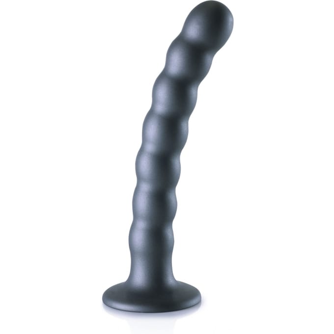 Geribbelde G-spot dildo met zuignap 16.5 cm - Gun Kleur