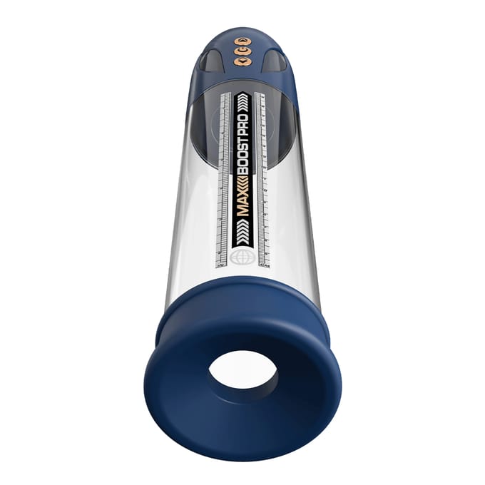 Pipedream - Pump Worx Max Boost Pro Flow - Blauw/Transparant