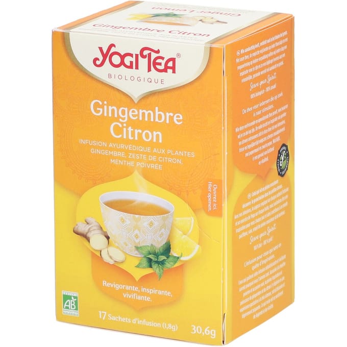 Yogi Tea® Ginger Lemon 17 Instant thee