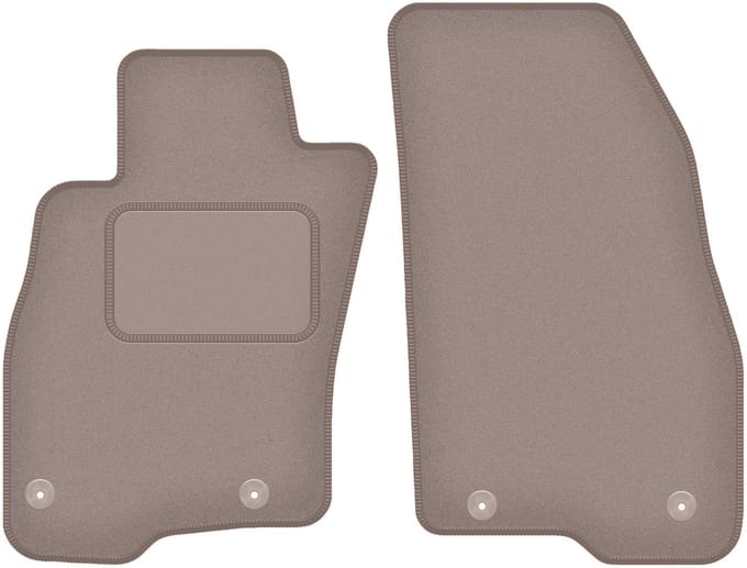 Beige voormatten voor: Fiat Punto 12' hatchback (2012-2018)