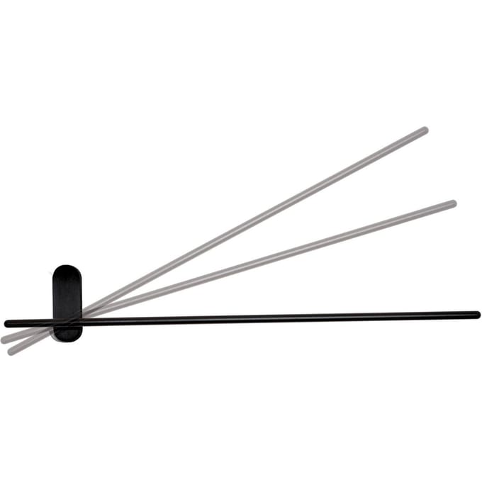 Viokef LED wandlamp Felix, instelbaar, zandzwart