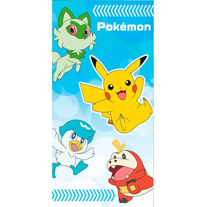 Microvezel strandlaken Educa Borras Pokémon