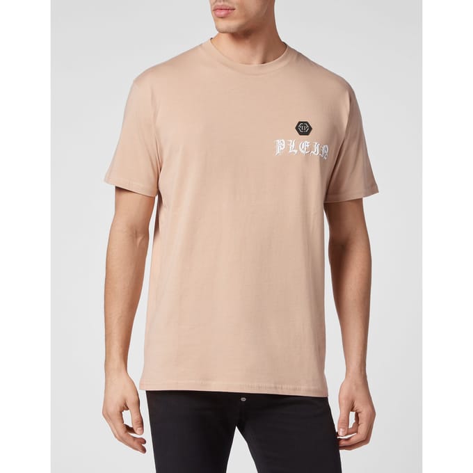 T-Shirt Ronde Hals Gothic Plein