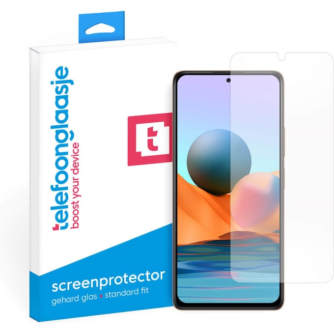 Xiaomi Redmi Note 10 Pro screenprotector gehard glas