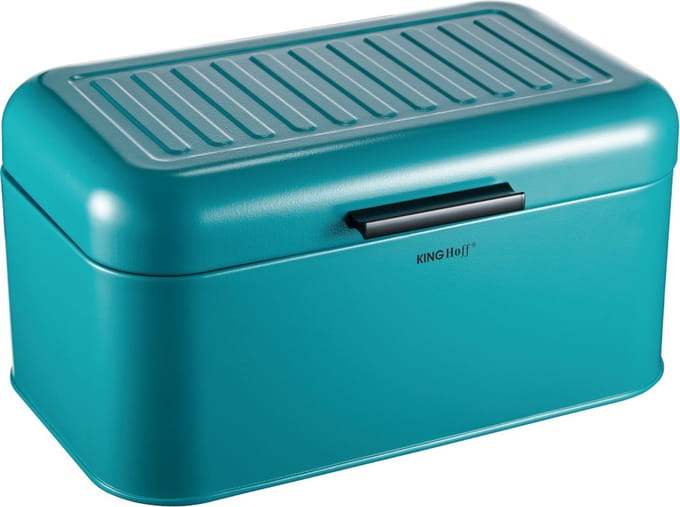 Kinghoff 1711 - Broodtrommel - Turquoise - staal