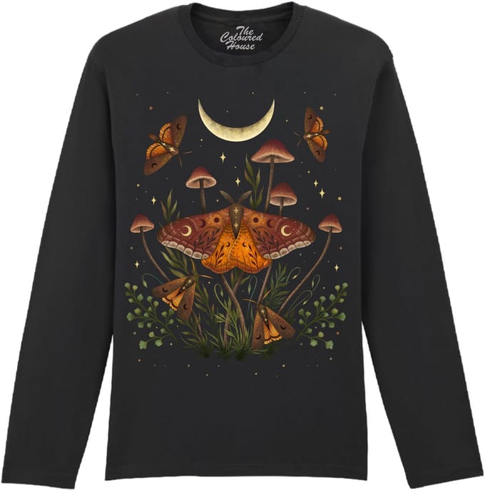 Mot Autumn Light Underwings The Coloured House Longsleeve T-shirt S