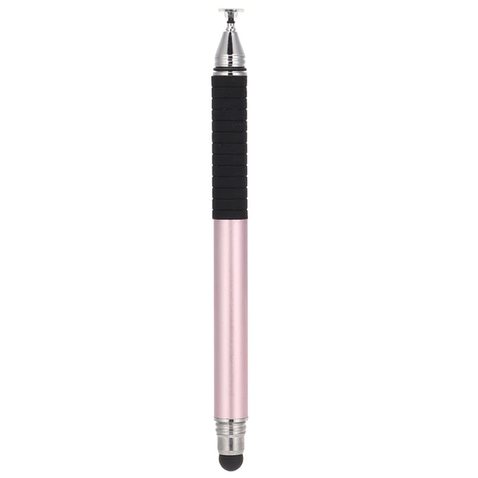 Stylet Haute Précision Haute Sensibilité Prise en Main Confortable Design en Forme de Stylo Stylet CapacitifRose noir