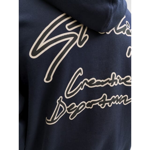 JACK&JONES - JORNOSTALGIA TYPO SWEAT HOOD - Heren - Sweaters