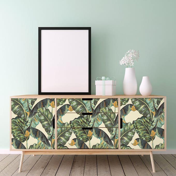 Tropische meubelsticker Maupiti 60 x 90 cm