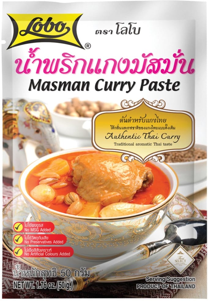 Lobo - masman curry pasta - 12 x 50g