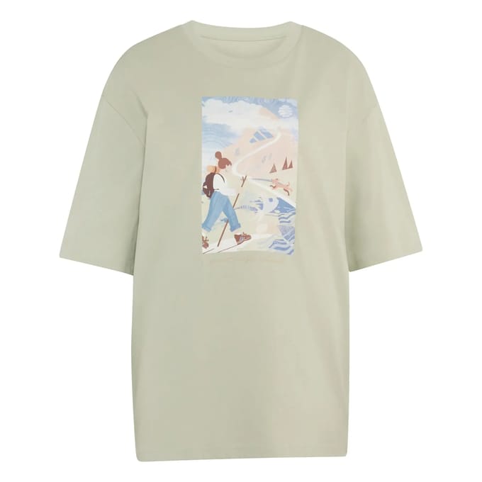Adidas Terrex Terrex Secret Paths Ahead Graphic T-Shirt - Dames - Groen