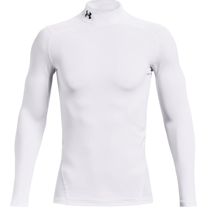 Under Armour Baselayer Coldgear Comp Mock Ondergoed Met Lange Mouwen Wit K100