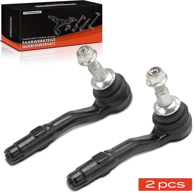 Frankberg 2x Spoorstaafkop Vooras L/R buiten voor Alpina B7 E65 BMW