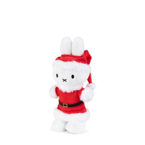 Nijntje kerst knuffel, formaat 24 cm, kerstman