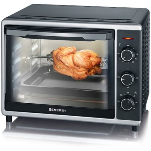 Severin TO 2056 - Oven - vrijstaand - hetelucht - zwart/zilver