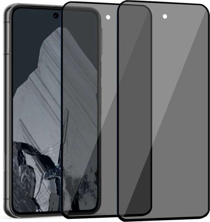 2x Geschikt voor Google Pixel 8 Pro Screenprotector Privacy - Privacy Beschermglas - Privé GuardCover