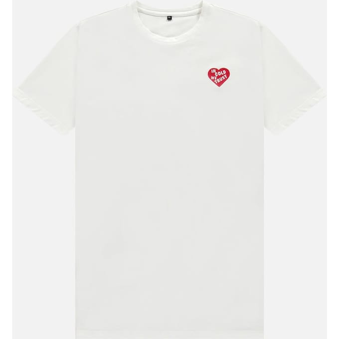 In Gold We Trust The Love Below White Taglia: L | Maglie Sportivi Outlet | Unisex | Bianco