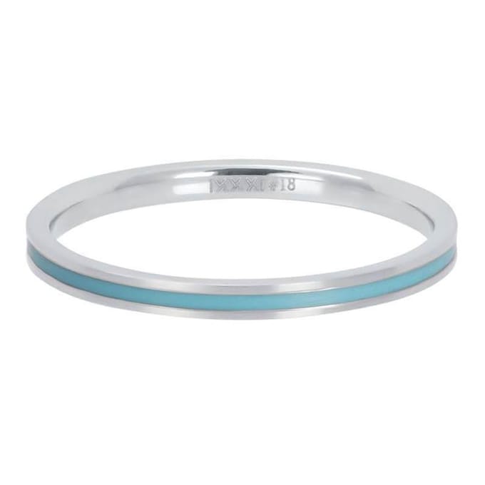iXXXi Vulring Line Turquoise Zilver | Maat 17 (gewone ringmaat 19)