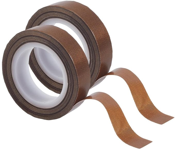 Schadebestendige bruine plakband, 10m lang.