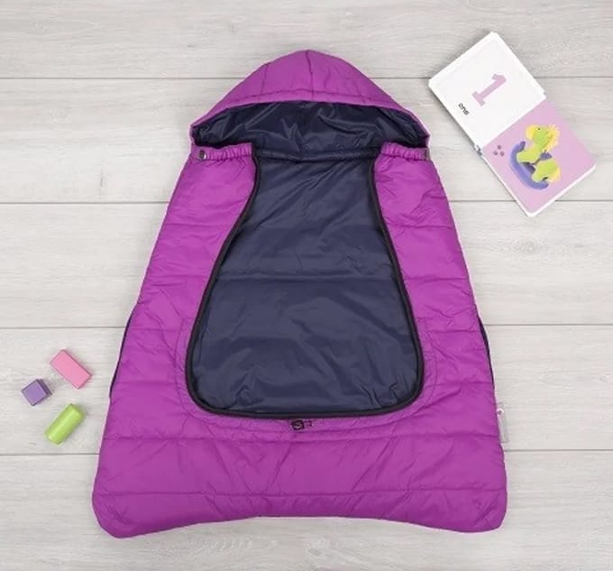 Comfi-Cape 2 in 1 - Voetenzak en Draagzak cape - Fuchsia