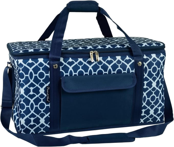 Inklapbare Koeler - Zachte Koeltas - Picknick en Reizen - Lekvrije Voering - 36 Liter - Blauw