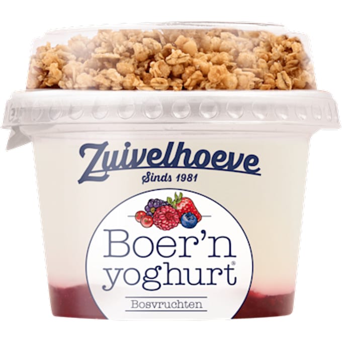 Boer'n Yoghurt muesli bosvruchten