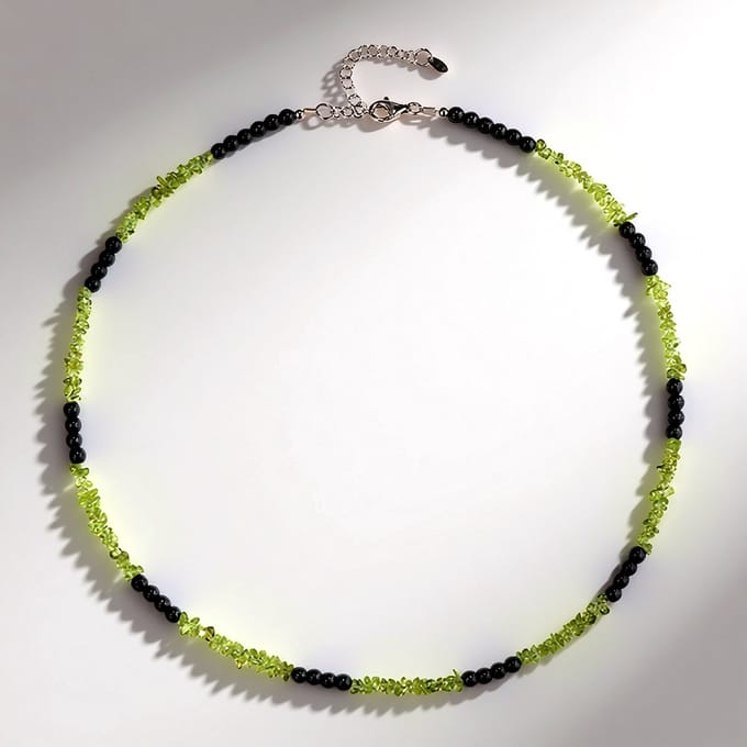 Hemdiet & Peridot Sterling Zilver Ketting