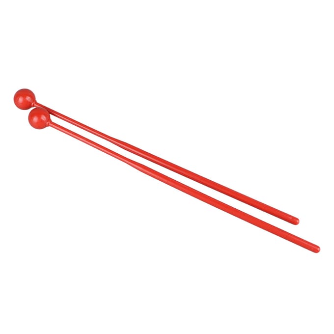 2 STKS Drumstokken Plastic Oefen Drumstokken Slaginstrument Onderdelen voor Training en Kinderen rood