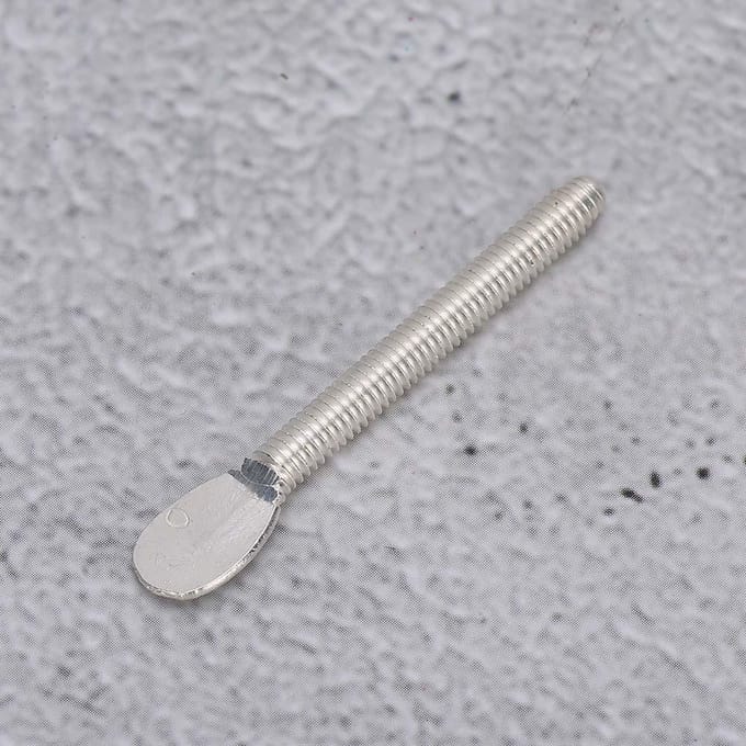 4.4cm1.7in Puur Zilver Contact Schroef Binder Binding Post Tattoo Machine Accessoire Onderdelen white