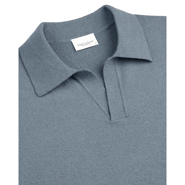 Profuomo poloshirt korte mouw blauw