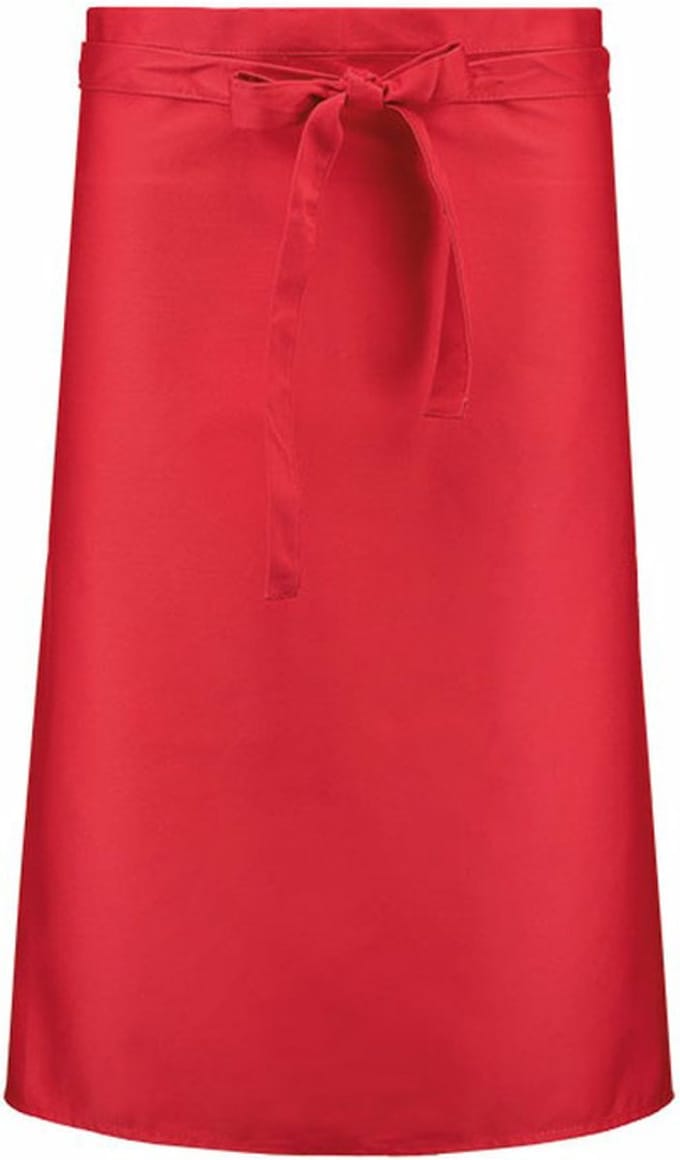 Schort Kort - Sloof - Rood - 71 x 96 cm (LxB)