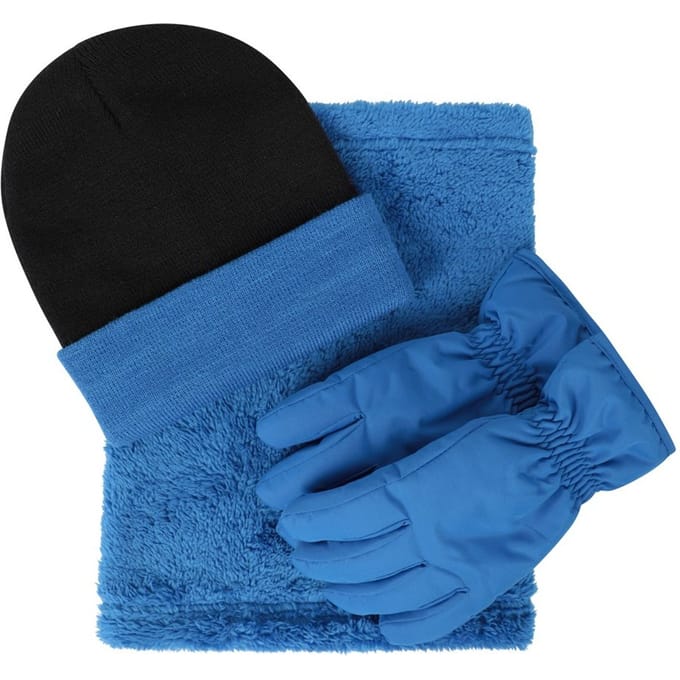 Mountain Warehouse Accessoireset voor kinderen (Set van 3) (Helder Blauw)