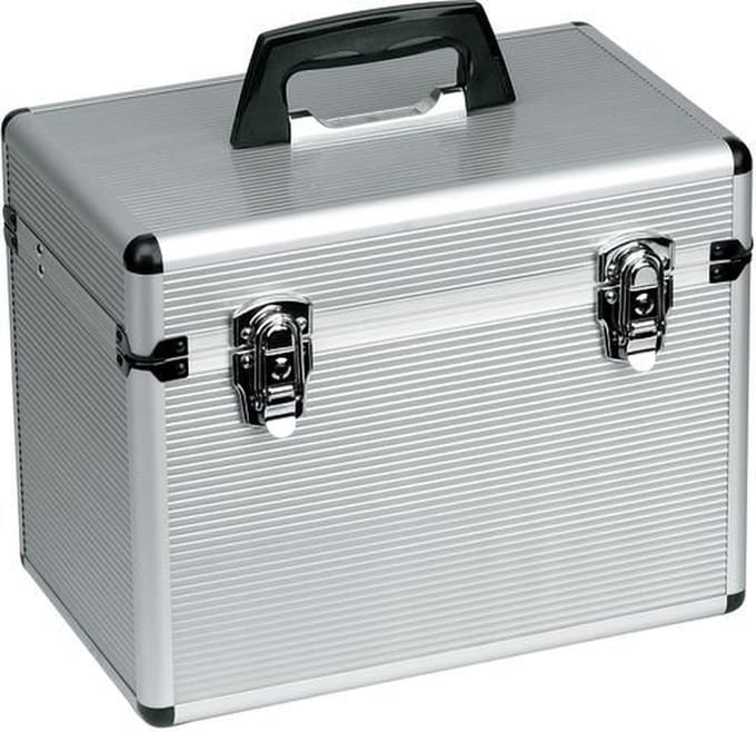 Sibel Vanity Beauty Case Zilver 29x36x23cm