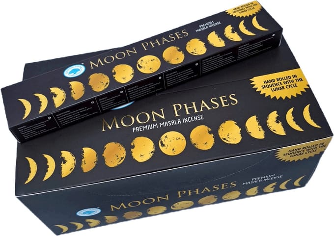 Green Tree Moon Phases Incense 15 grams - 3 pakjes - Maanfasen wierook