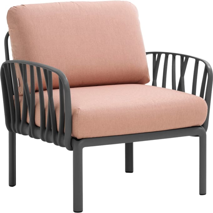 Nardi - Komodo Fauteuil - antracite - rosa quarzo - 4 - 6 Wochen