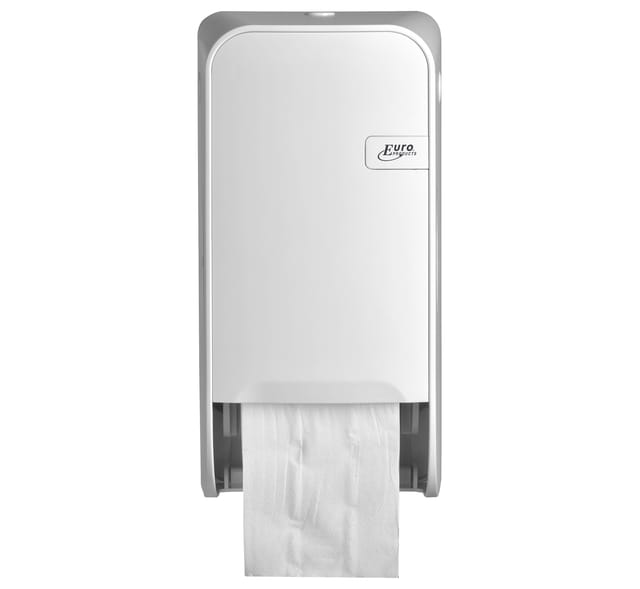 Toiletpapierdispenser Quartzline Q1 systeemrol duo wit 441001
