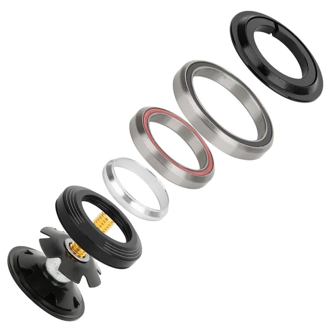 42mm1.7in 52mm2in Mountainbike Taps Toelopende Rechte Buis Vork Balhoofdlagers Accessoire gray