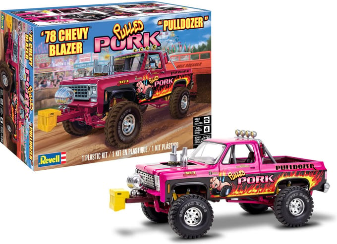Revell Modelbouwpakket Auto - 14532 1978 Chevy Blazer Pulldozer Plastic - 1:24 - Modelbouw