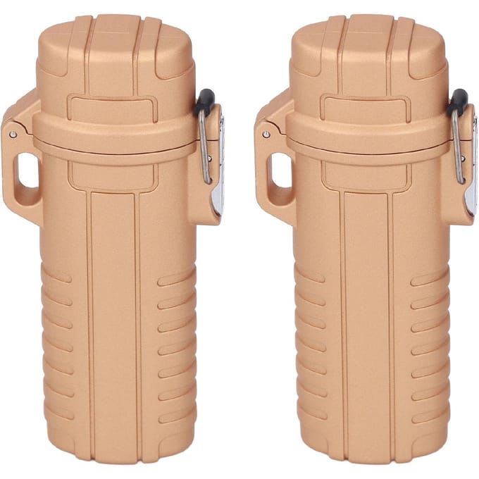 2PCS Tube de Rangement en Plastique Étanche Scellé Conteneur Portable Étui pour Clés Anneaux Boucles d'Oreilles pour or