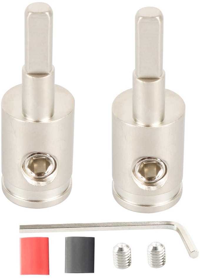Verloopkabelschoenen 25mm² naar 10mm² voor Auto Audio Versterker