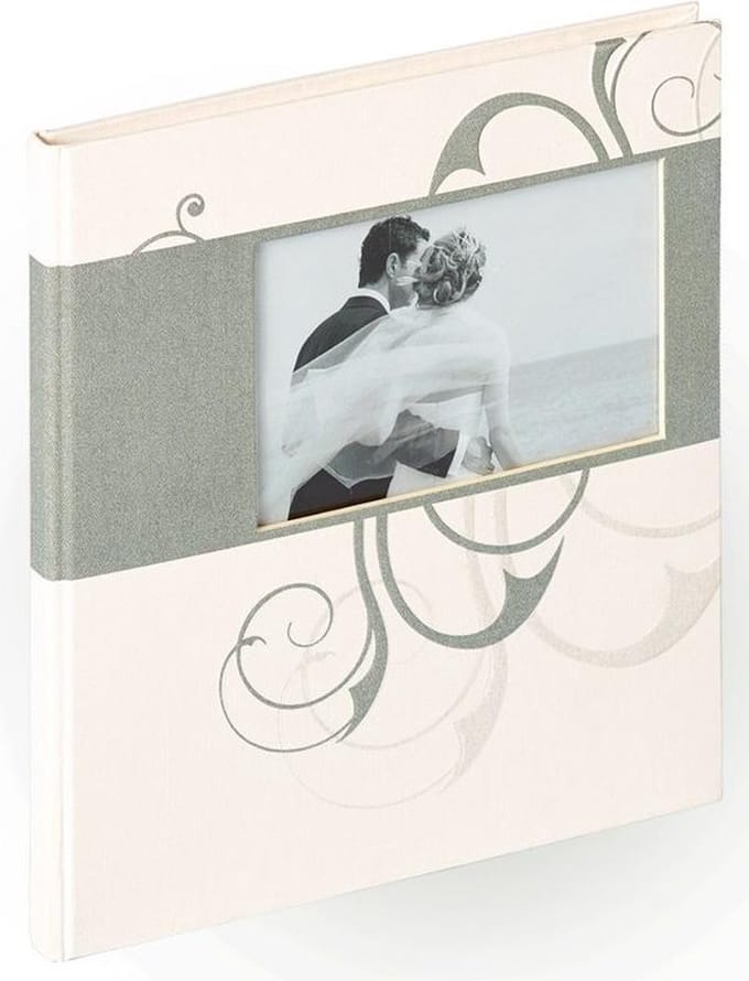 Walther GB-134 Romance - Gastenboek - Formaat 23x25 cm - Wit