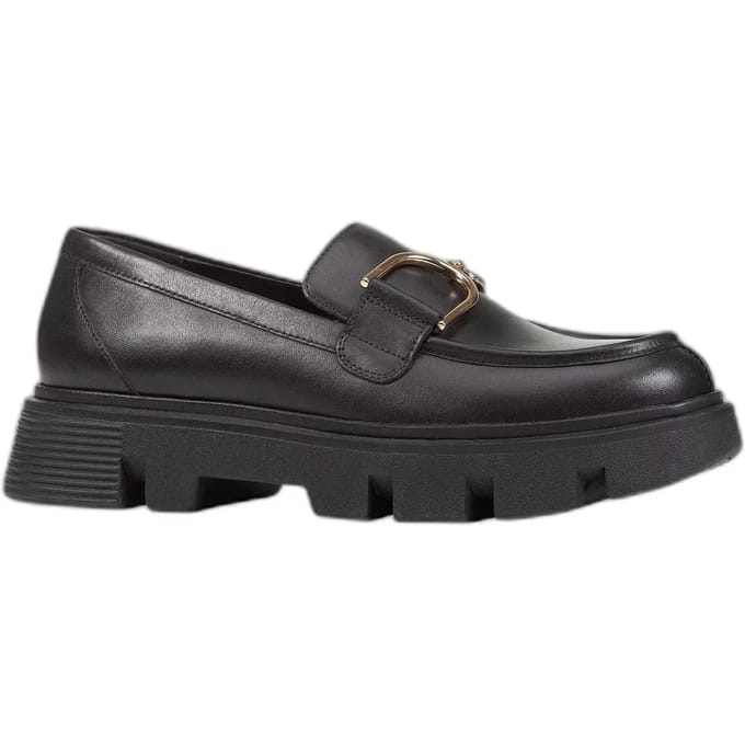 Loafers van leer met profielzool, model 'VILDE'
